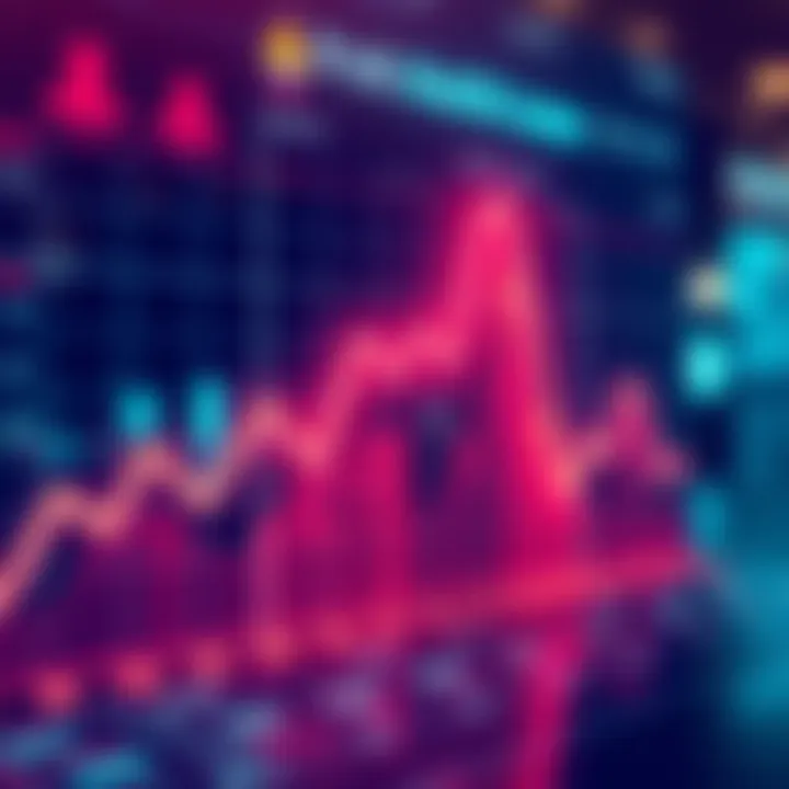 A line graph depicting a downward trend in Profit and Loss results, with a focus on financial data analysis
