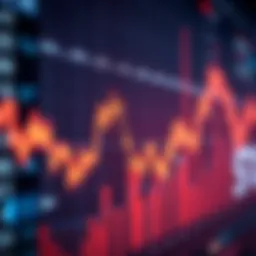 A downtrend stock chart showing losses over the past year, symbolizing portfolio challenges after a strong previous year.