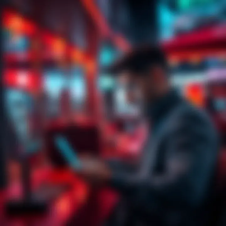 User setting up Deeper Connect Mini for enhanced streaming and calls in Dubai