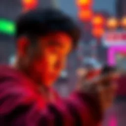 Deeper VPN Connection Issues A frustrated person looking at their device with a loading screen, representing connection problems with Deeper VPN in China.