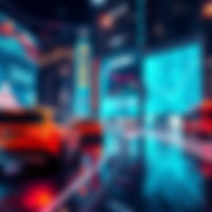 AI-Powered DeFi Platforms in Action Visual representation of successful decentralized finance tools using AI technology