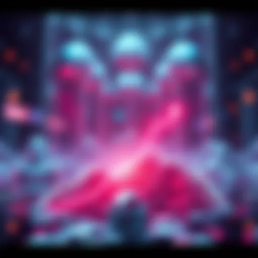 A graphic showing a downward trend in digital finance, symbolizing operational failures in the DeFi sector