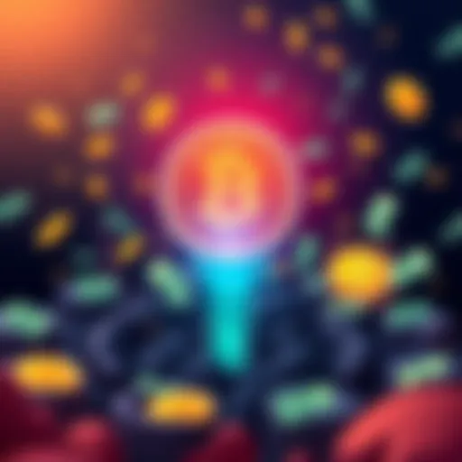 Graphic showing a Bitcoin symbol being drained of money, representing the $600 million theft from a DeFi platform