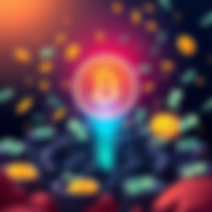 Graphic showing a Bitcoin symbol being drained of money, representing the $600 million theft from a DeFi platform