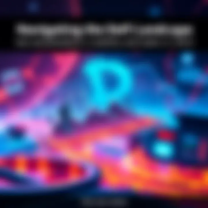 Navigating the DeFi Landscape: User Priorities A visual representation of decentralized finance concepts with emphasis on stability and liquidity