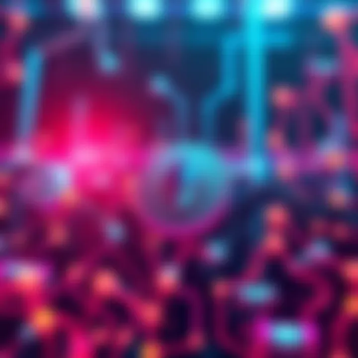 Illustration depicting the security vulnerabilities in DeFi technologies with Ethereum symbols.