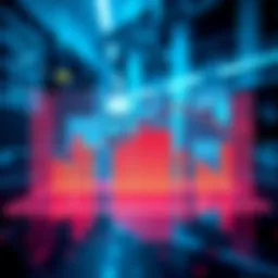 DeFi Platforms and Graphs A visual representation of various DeFi platforms and declining Total Value Locked graphs