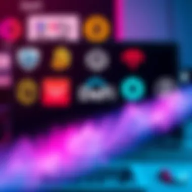 Logos of DeFi projects fade away on a computer screen, symbolizing concern among investors about potential exit scams.