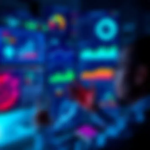 Understanding DeFi Yield Protocols A person analyzing data on a computer screen showing DeFi yield protocols and security metrics with charts and graphs