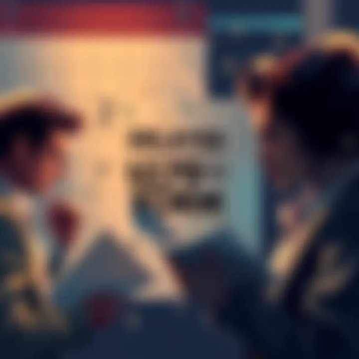 A calendar showing a ten-day delay for the 1099-DA form issuance, with people looking frustrated and concerned, holding papers and checking their emails for updates.