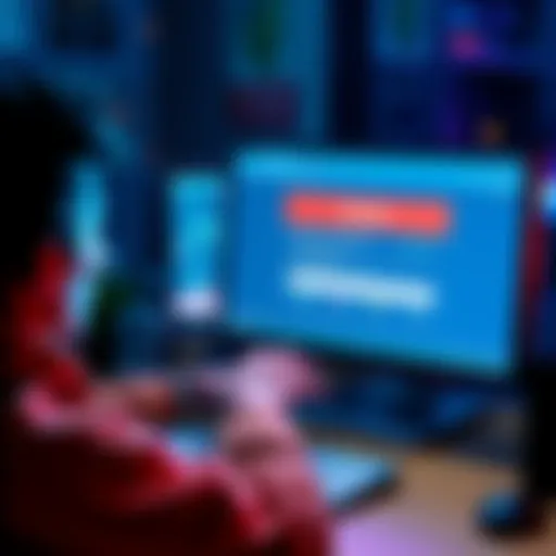 A frustrated person looking at their computer screen with a crypto wallet interface showing no balance despite a confirmed transaction.