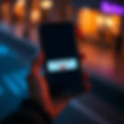 A person holding a smartphone, displaying an app being deleted from the screen with a confirmation message.