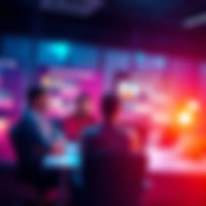 A group of developers in a virtual meeting discussing key decisions and future plans for the project.