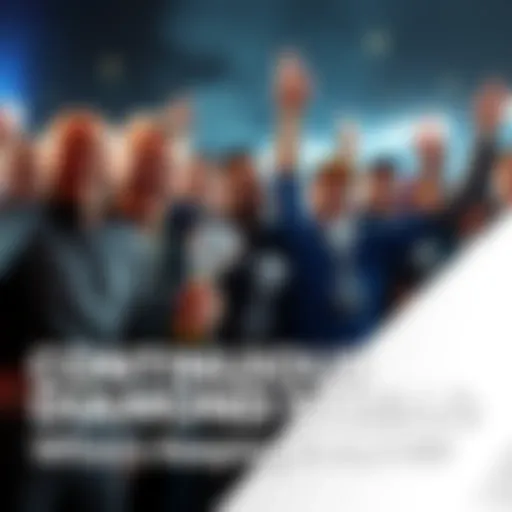 A group of people celebrating their continuous diamond streak achievements with trophies and smiles.