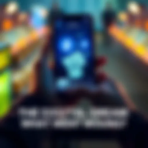 A person holding a smartphone displaying a digital wallet with cash symbols, reflecting the concept of digital payments.