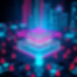 Digital Layers of Tokenization Visualization of five layers in digital asset infrastructure for tokenizing real-world assets, including blockchain and compliance elements.