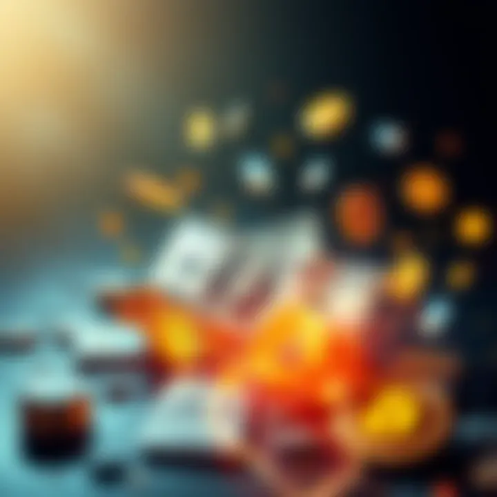 A graphic showing cash disappearing with digital payment icons like credit cards and cryptocurrency symbols emerging.