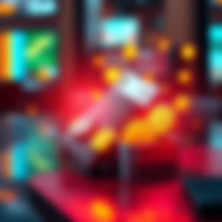 A digital wallet showcasing both crypto and traditional currency icons, symbolizing seamless transactions.