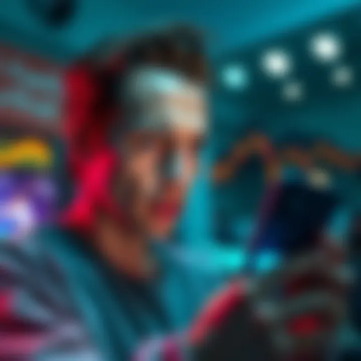 A person looking confused while checking a stock app on a smartphone, showing a missing stock notification.