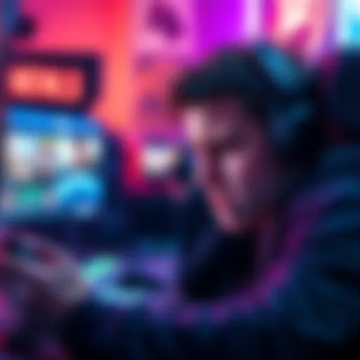 A gamer looking unhappy while playing a video game, showing frustration with the game's graphics and mechanics.