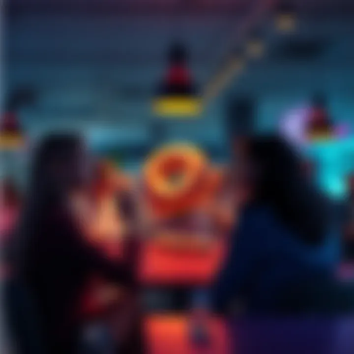 People chatting and sharing thoughts about donuts during a discussion