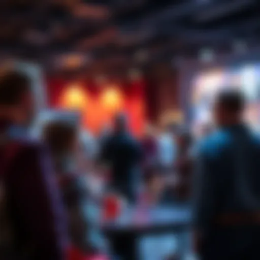 People engaging in a conversation about current events and trading ideas in a lively forum setting.