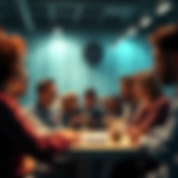 A group of people sharing ideas about donuts and trading in a friendly online forum.