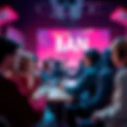 A group of people engaging in a lively discussion about online bans and predictions in a forum setting.
