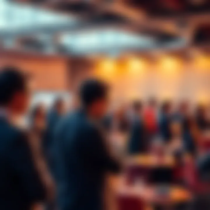 People engaged in a lively conversation about trading strategies and current events in a forum setting.