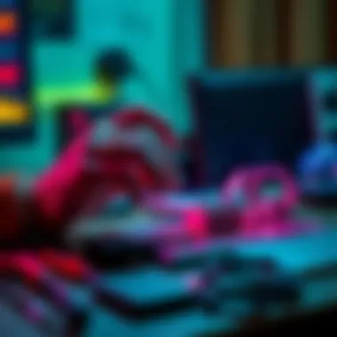 A person assembling a DIY USB hardware wallet for cryptocurrency storage with a USB drive, tools, and a computer on a desk.