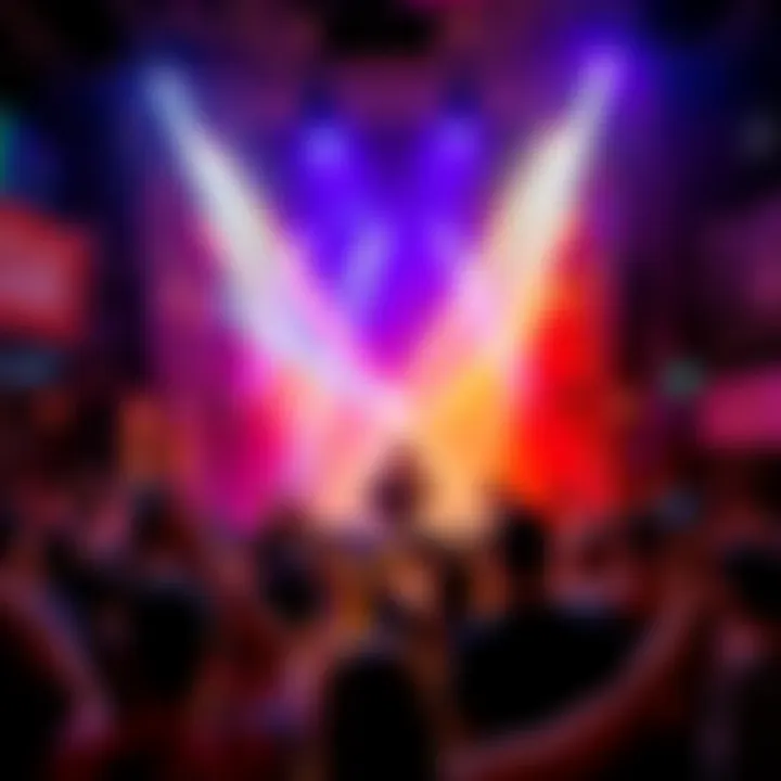 DJ Sally on stage at Electric Euphoria in Lan Kwai Fong, Hong Kong, with a crowd enjoying the music