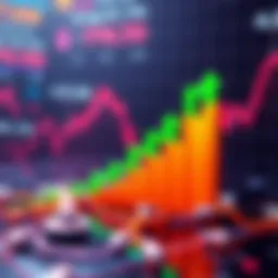 Doge Coin Price Trend A chart showing a steady upward trend in Doge coin prices with green arrows indicating growth.