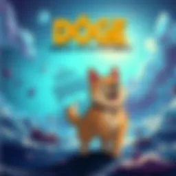 A cartoon dog representing Doge stands proudly while a sinking ship labeled Leo fades in the background.