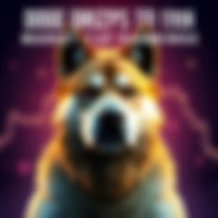 Doge logo with a sad expression, symbolizing recent drop in market cap