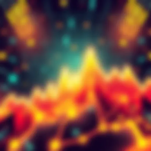 DOGE Network Hasrate Changes Illustration showing fluctuating hashrate graphs related to the DOGE network, symbolizing new mining activity and infrastructure developments.