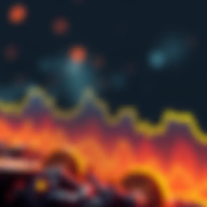 A line graph illustrating the predicted price movement of DOGE towards 25 cents in 2026, with various expert predictions highlighted.