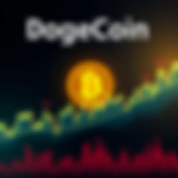 A chart showing Dogecoin's price movement facing resistance at the .18 mark, with potential decline predictions.