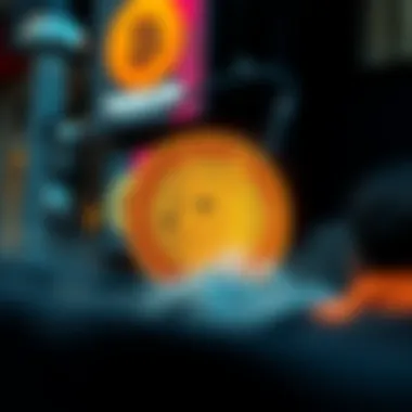A Dogecoin logo appearing to fade or lose color, symbolizing a decline in popularity.