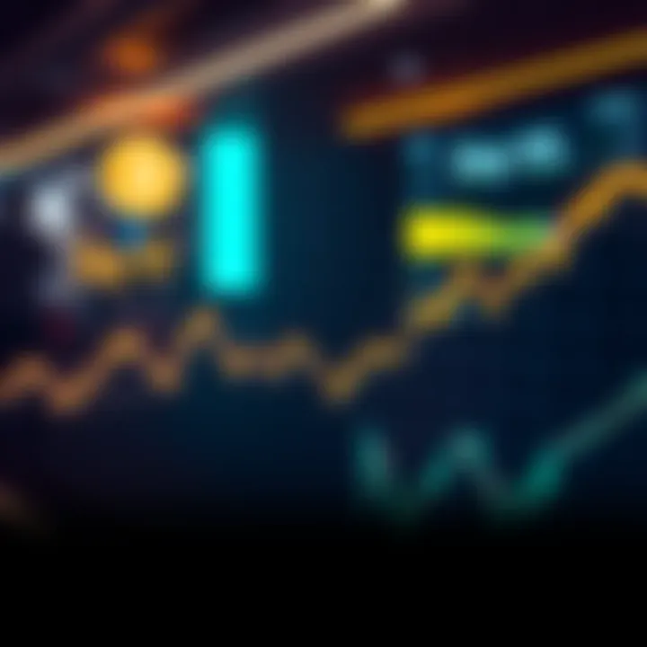 A graph showing Dogecoin's price movement towards $1, with Day 95 highlighted and community discussions in the background.