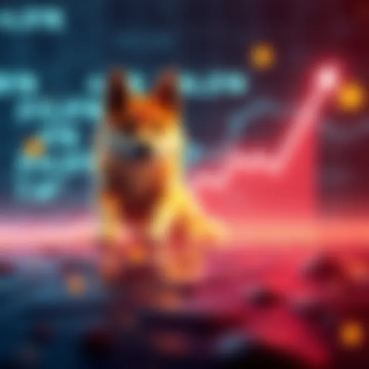 Graph showing a potential price floor for Dogecoin at 5 cents with upward trend