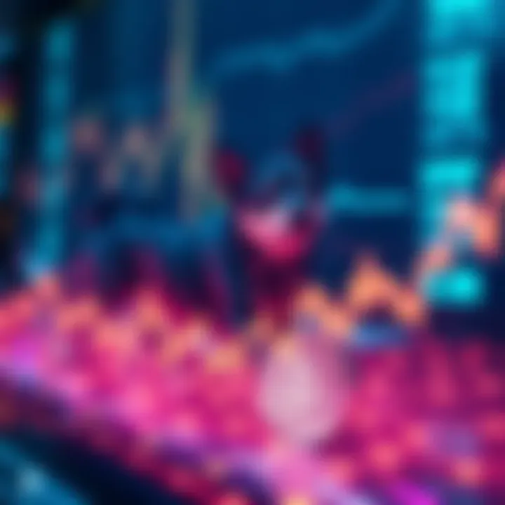 Visual representation of Dogecoin rally indicators with a bullish trend graph