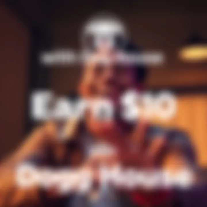 A promotional graphic showing a person happily signing up for Dogg House, with a $10 reward displayed prominently, featuring a friendly dog logo in the background.