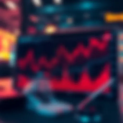 Graph showing Doje's performance in red after launch with market trends