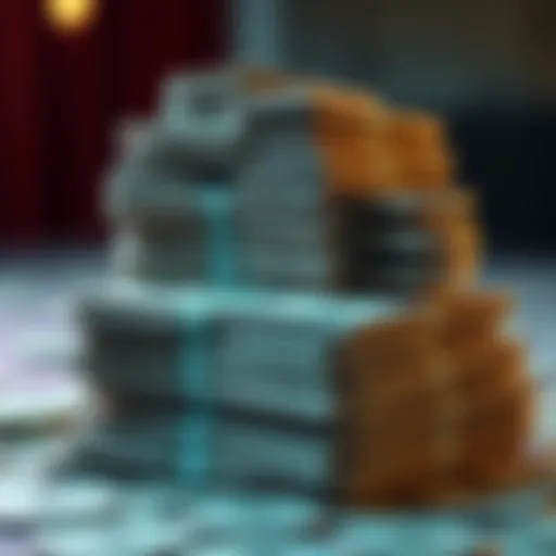 A large stack of U.S. dollar bills representing the surge in money creation over the last five years.