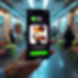 Screenshot of Door Dash app with ads that won't close properly