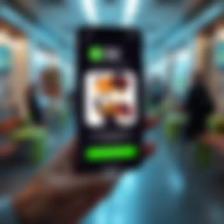 Screenshot of Door Dash app with ads that won't close properly