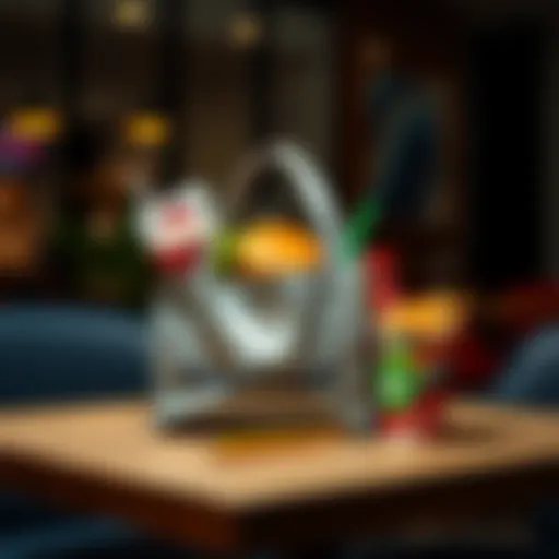 A DoorDash delivery bag filled with takeout food and drinks placed on a table, symbolizing rising delivery spending.
