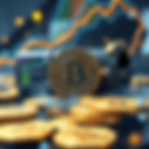 Illustration of Bitcoin wallets coming back to life with coins moving, representing the activity of six dormant wallets from 2011 to 2014