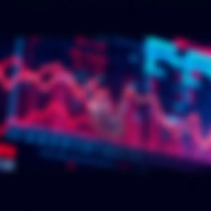 Crypto Market Analysis Graph showcasing the decline in DOT inflation rates with a futuristic design