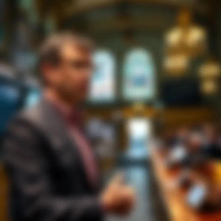 Dr. Leemon Baird speaking about blockchain security at a lecture in Oxford University.